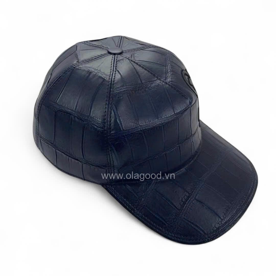Mũ lưỡi trai nam da cá sấu - MLT012S - Hình ảnh 9