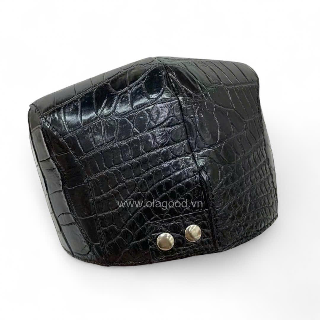 Mũ nam da cá sấu cao cấp - MN014S - Hình ảnh 7