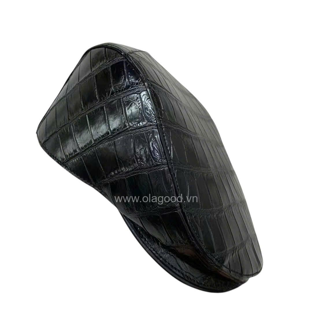 Mũ nam da cá sấu cao cấp - MN014S - Hình ảnh 5