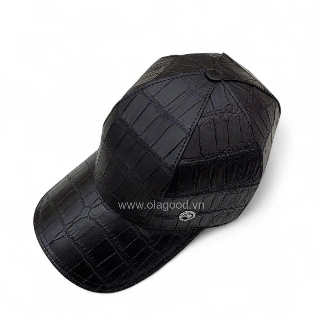 Nón da cá sấu nam - MLT011S - Hình ảnh 4