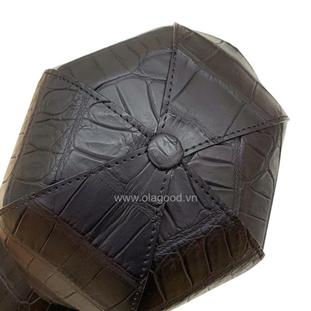 Nón da cá sấu nam - MLT011S - Hình ảnh 10