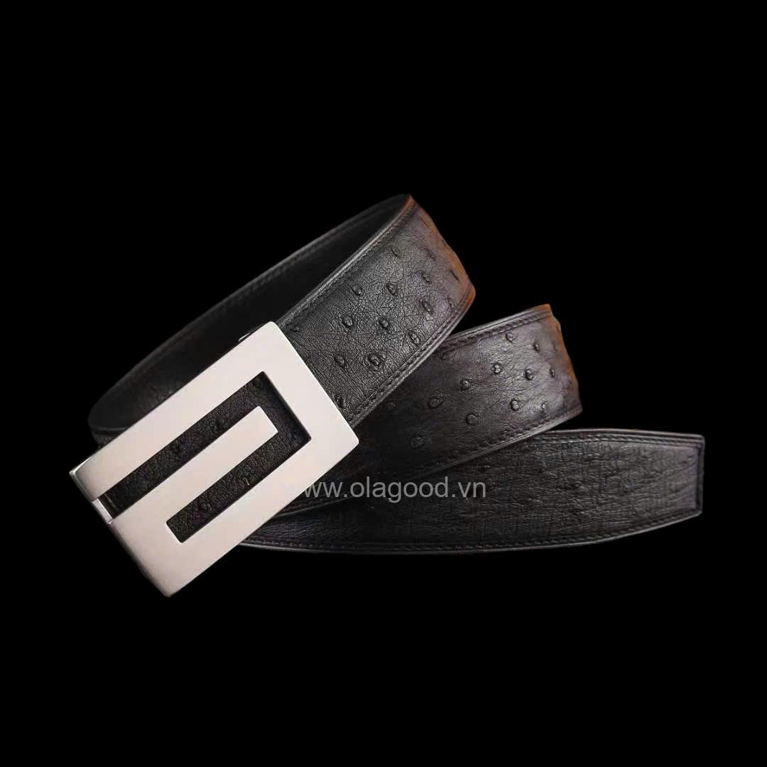 Thắt lưng da đà điểu cao cấp - TL017D