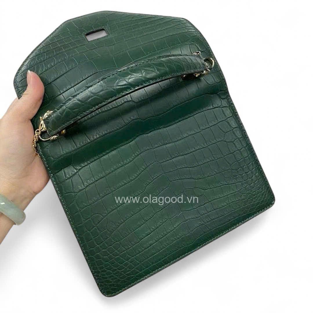 Túi da cá sấu thật - TXN0286S - Hình ảnh 13