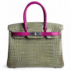 Túi xách Hermes Birkin da cá sấu size 30 - HBXH021S