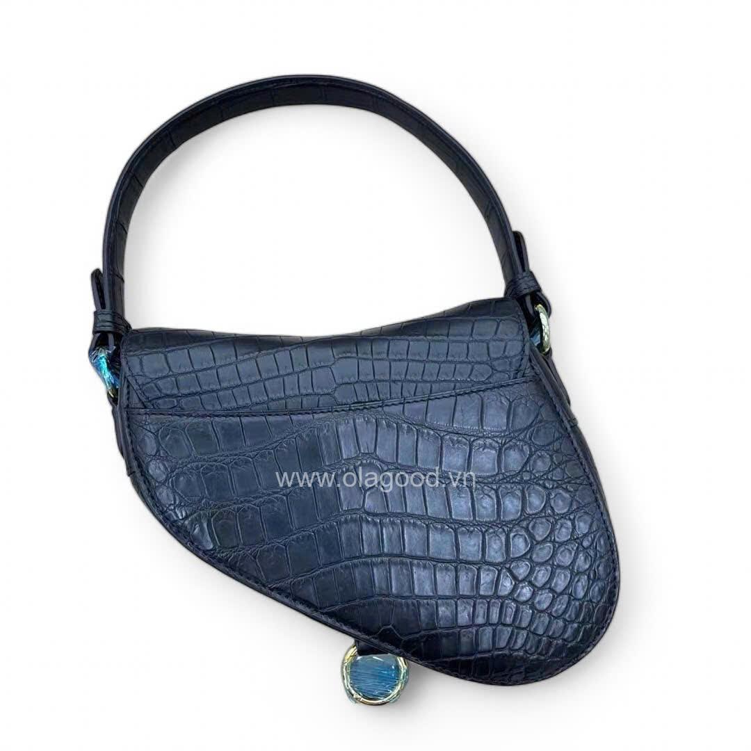 Túi yên ngựa da cá sấu - TXN0281S - Hình ảnh 3