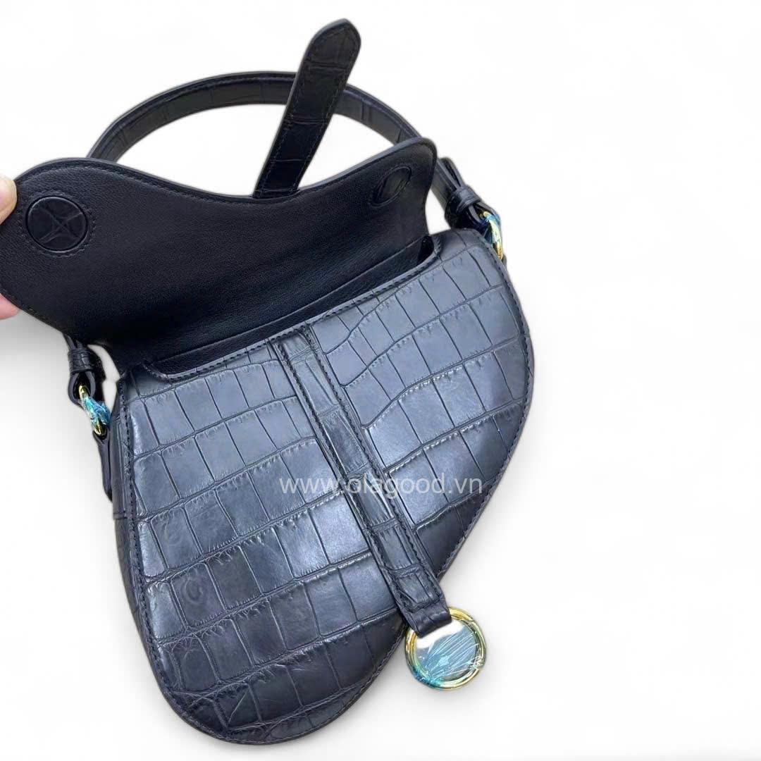 Túi yên ngựa da cá sấu - TXN0281S - Hình ảnh 4