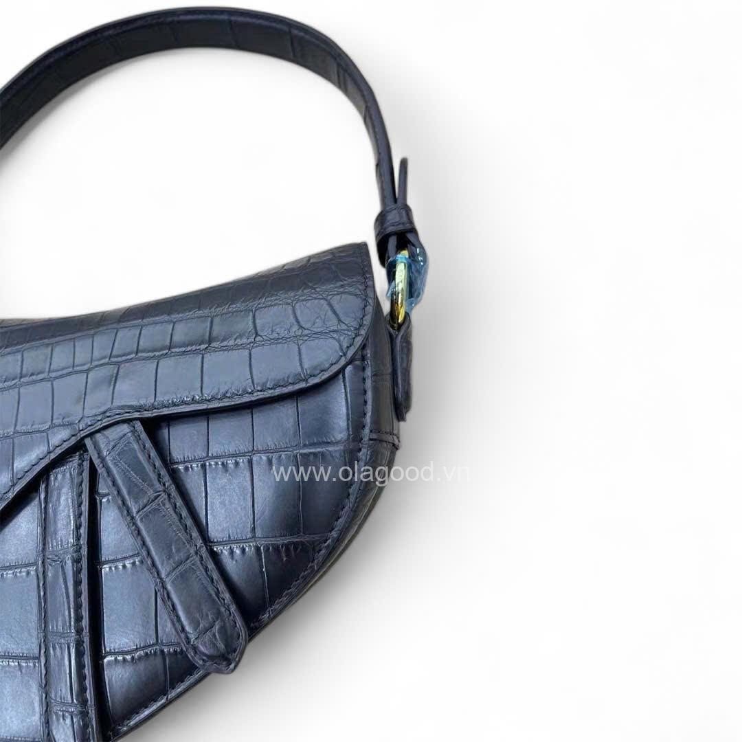 Túi yên ngựa da cá sấu - TXN0281S - Hình ảnh 5