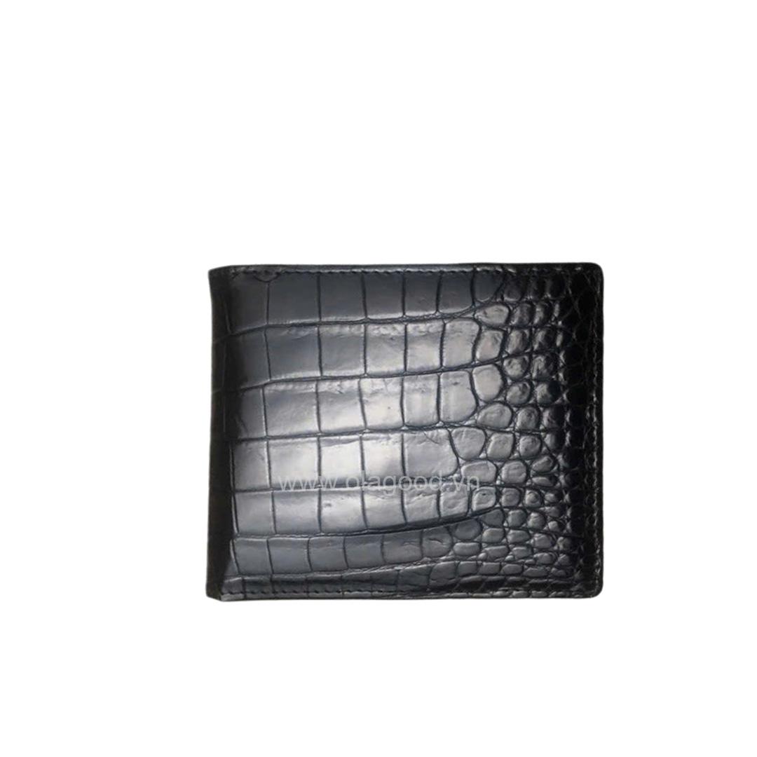 Ví nam da cá sấu 2 mặt cao cấp - VNH011S - Hình ảnh 3