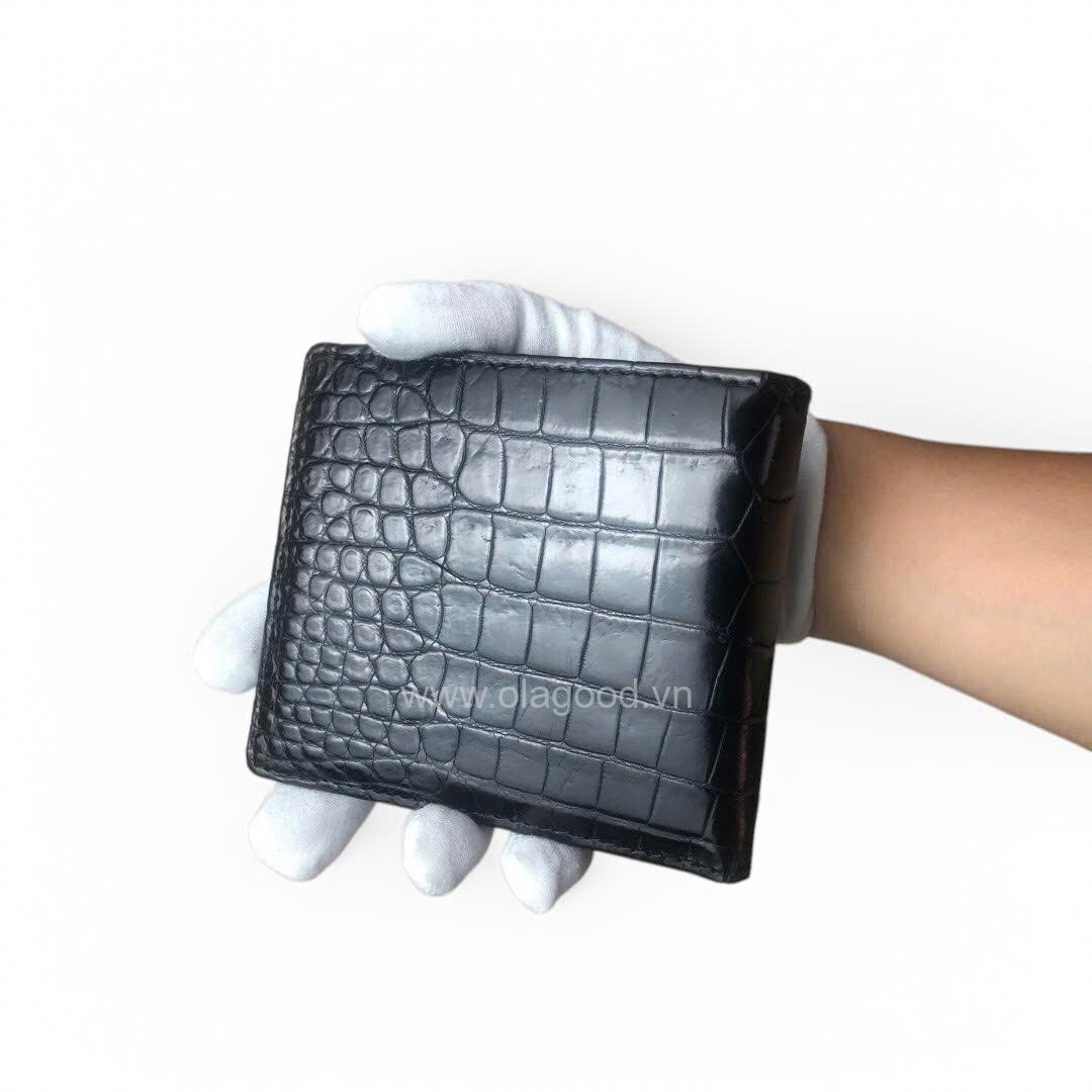 Ví nam da cá sấu 2 mặt cao cấp - VNH011S - Hình ảnh 4