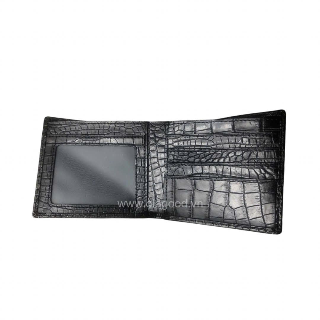 Ví nam da cá sấu 2 mặt cao cấp - VNH011S - Hình ảnh 6