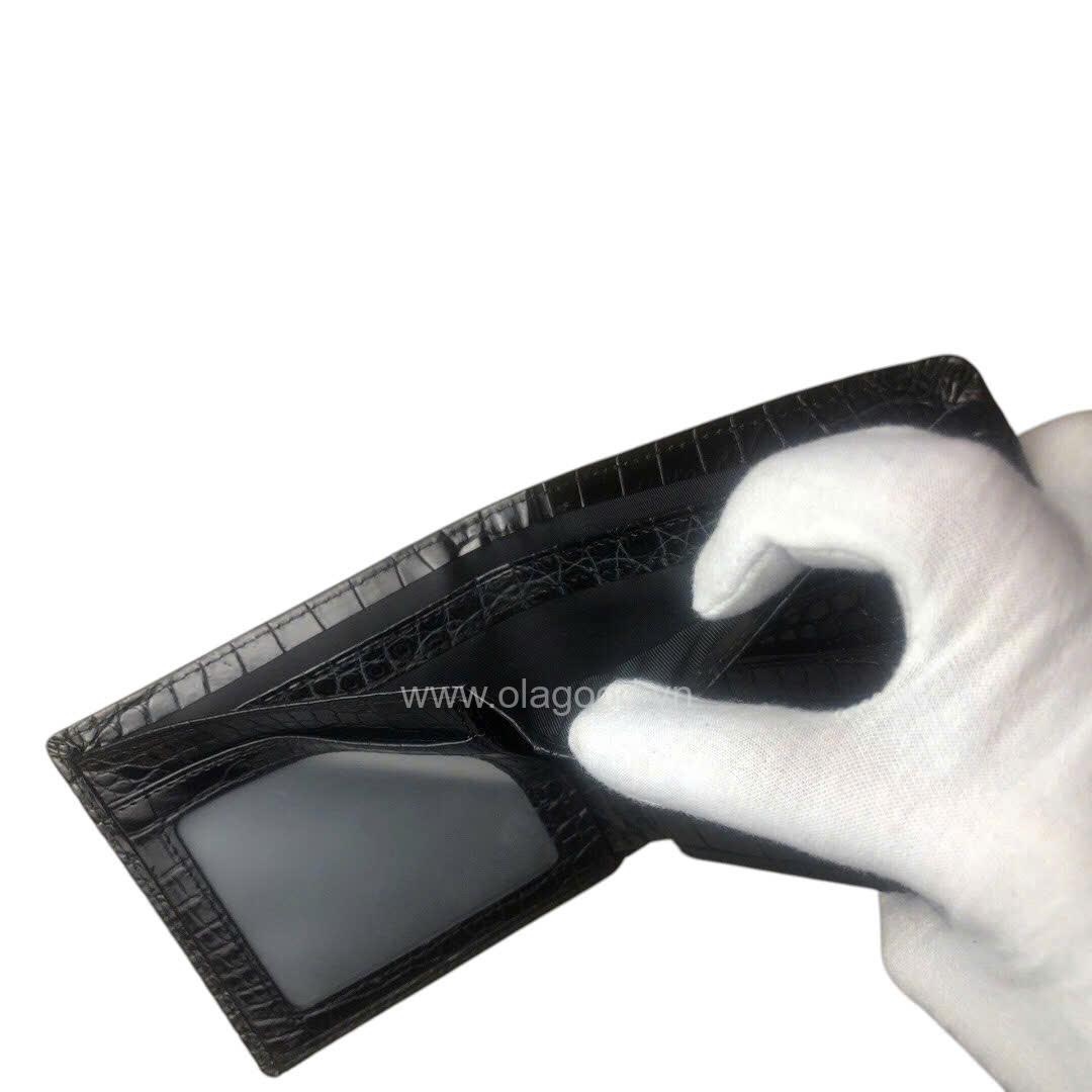 Ví nam da cá sấu 2 mặt cao cấp - VNH011S - Hình ảnh 7