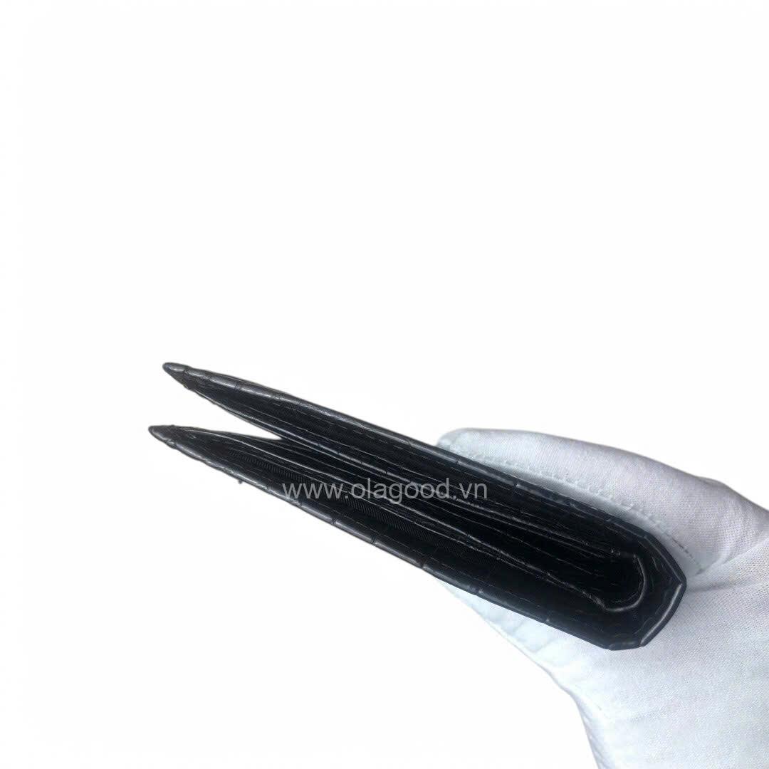 Ví nam da cá sấu 2 mặt cao cấp - VNH011S - Hình ảnh 8