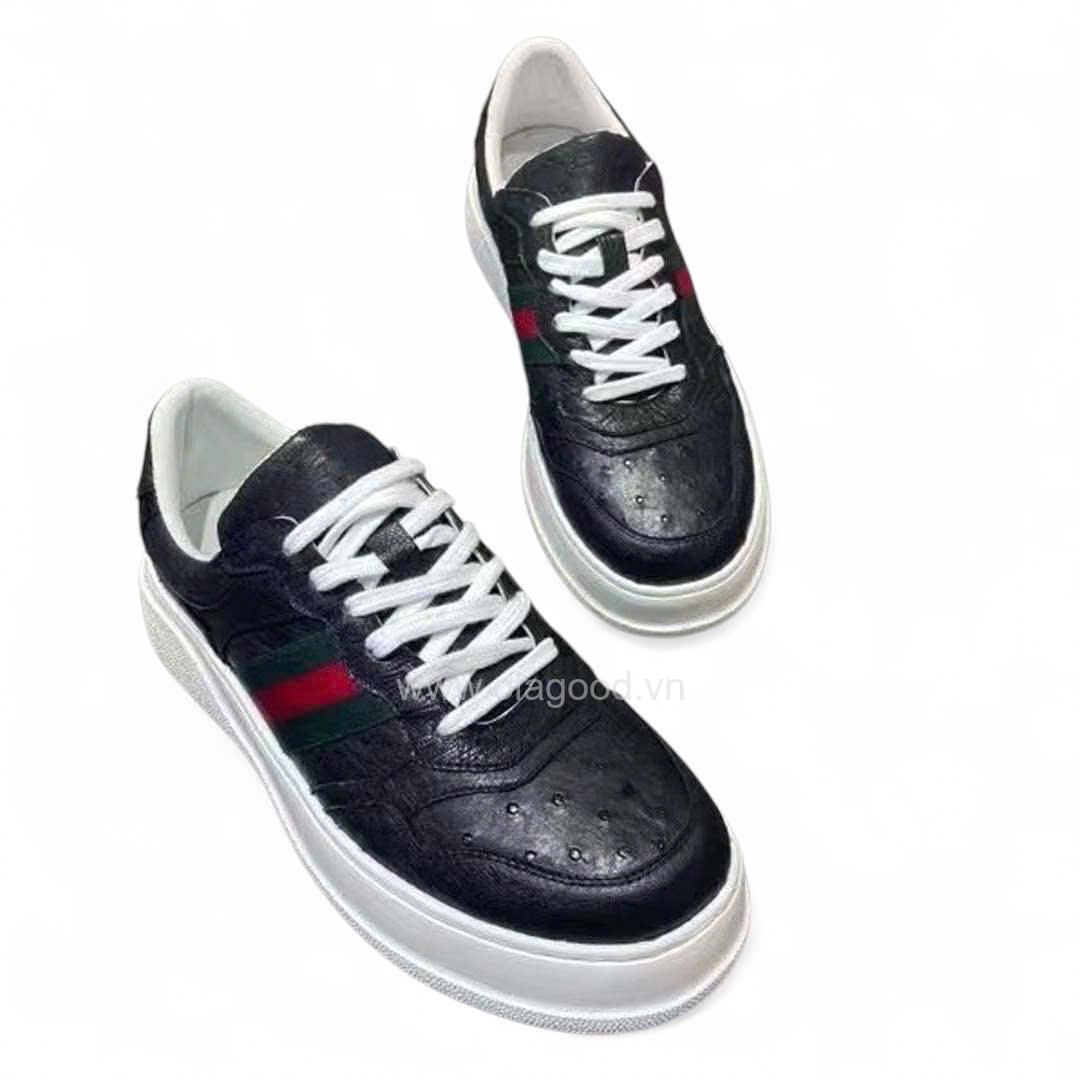 Giày nam sneaker da đà điểu - GTT0115D - Hình ảnh 8