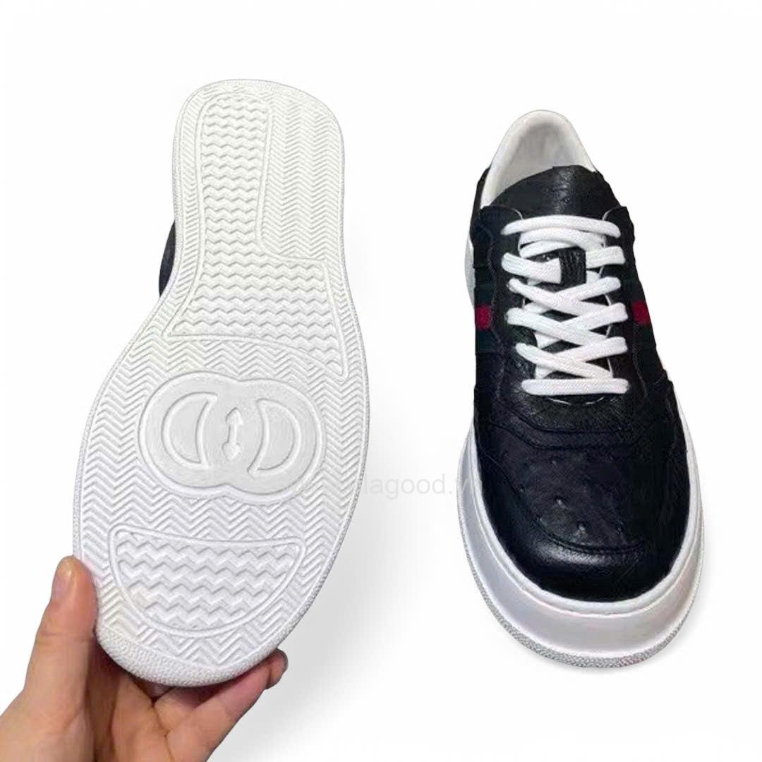 Giày nam sneaker da đà điểu - GTT0115D - Hình ảnh 9