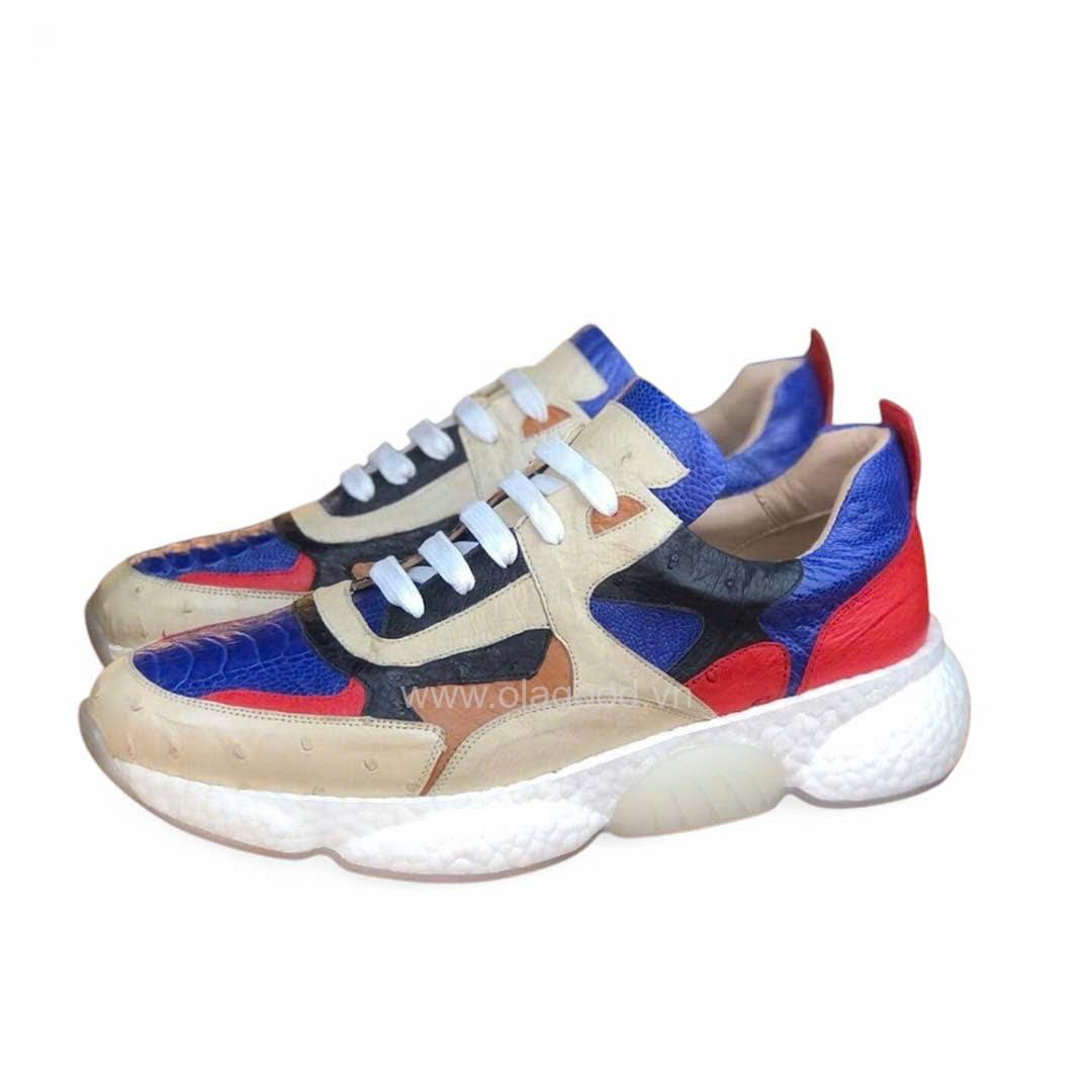 Giày nam sneaker đà điểu - GTT0117D - Hình ảnh 4