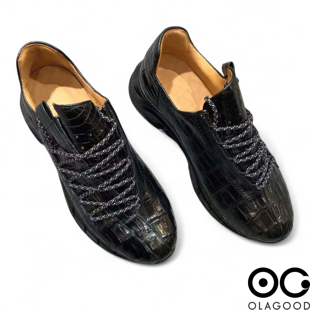 Giày nam thể thao da cá sấu nhập khẩu - GTT0128S - Hình ảnh 3