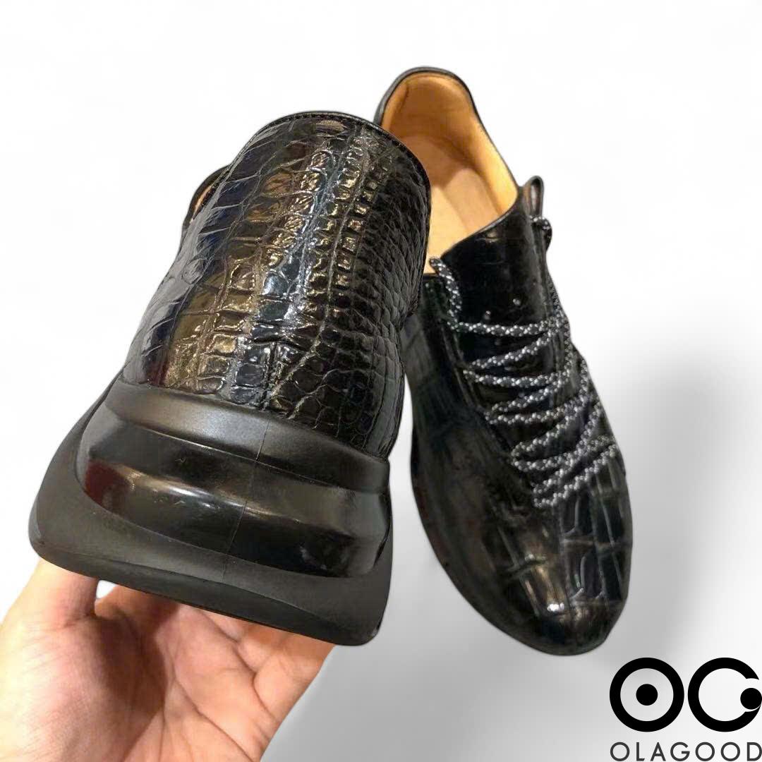 Giày nam thể thao da cá sấu nhập khẩu - GTT0128S - Hình ảnh 9