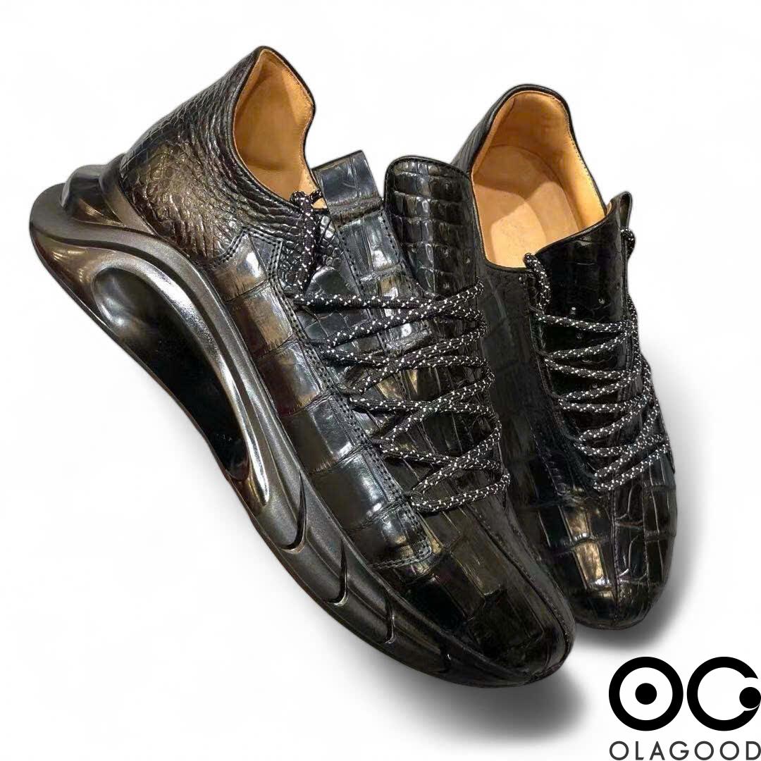 Giày nam thể thao da cá sấu nhập khẩu - GTT0128S - Hình ảnh 8