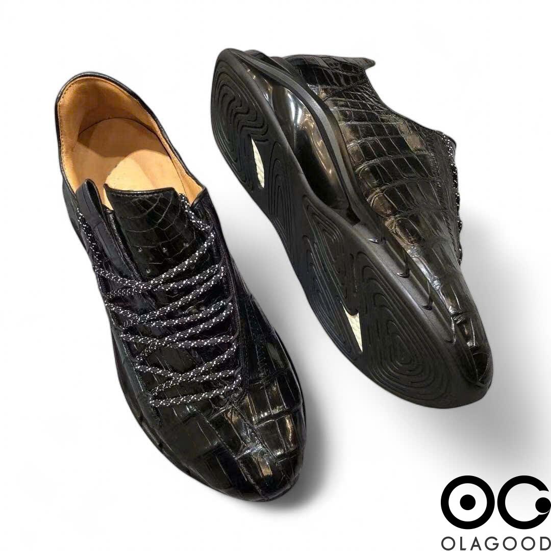Giày nam thể thao da cá sấu nhập khẩu - GTT0128S - Hình ảnh 6