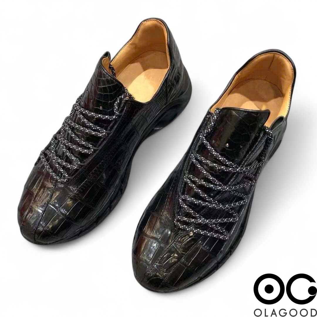 Giày nam thể thao da cá sấu nhập khẩu - GTT0128S