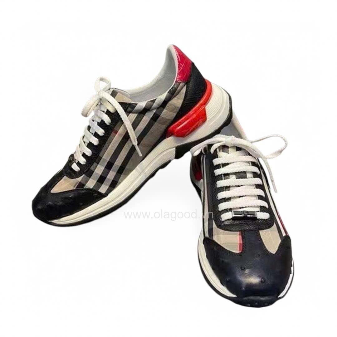 Giày nam thể thao sneaker da đà điểu - GTT0111D - Hình ảnh 14