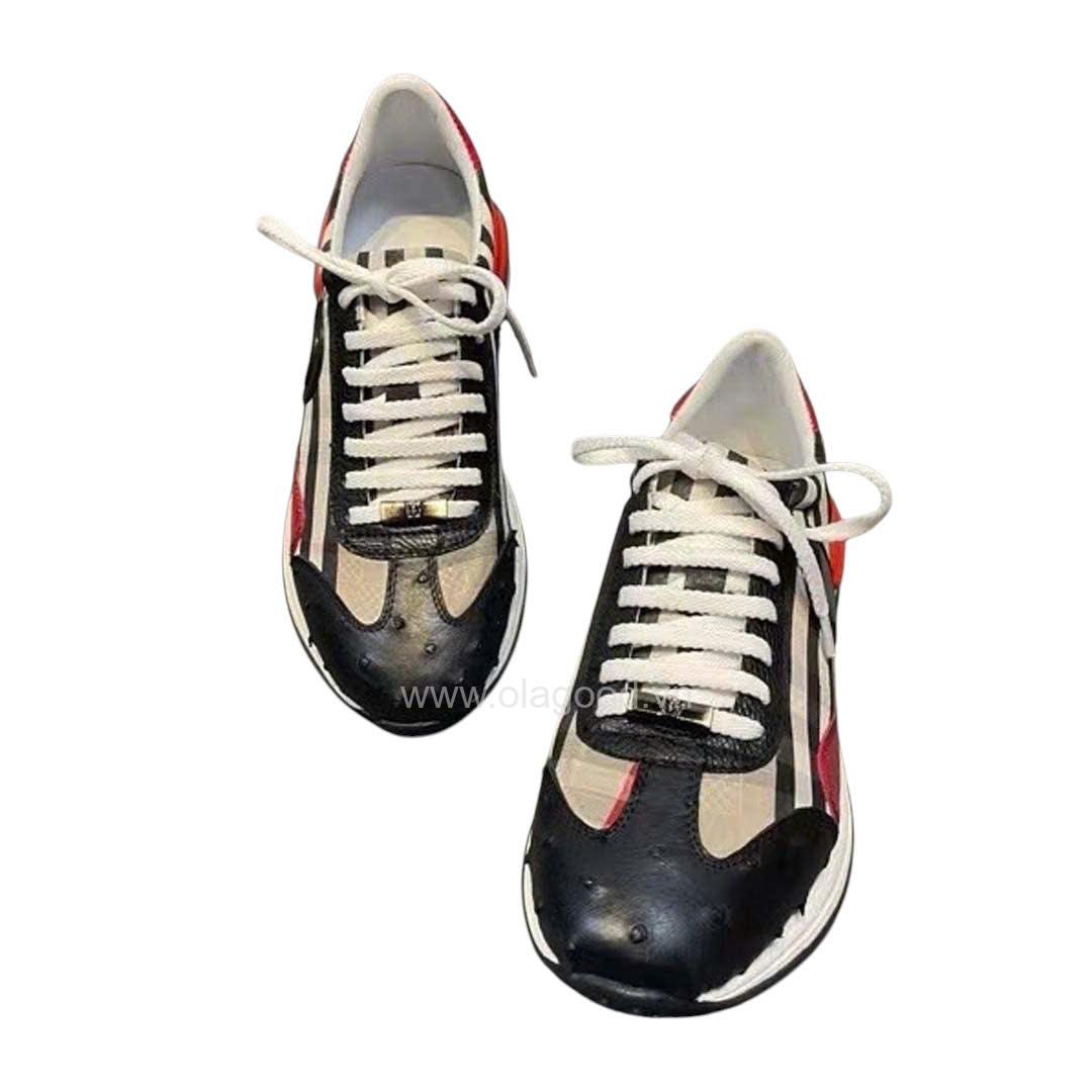 Giày nam thể thao sneaker da đà điểu - GTT0111D - Hình ảnh 16