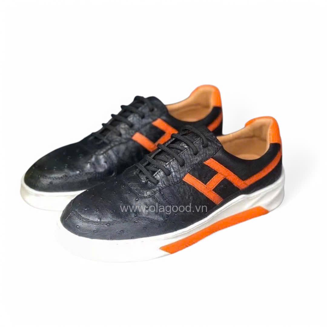 Giày thể thao sneaker da đà điểu - GTT017D
