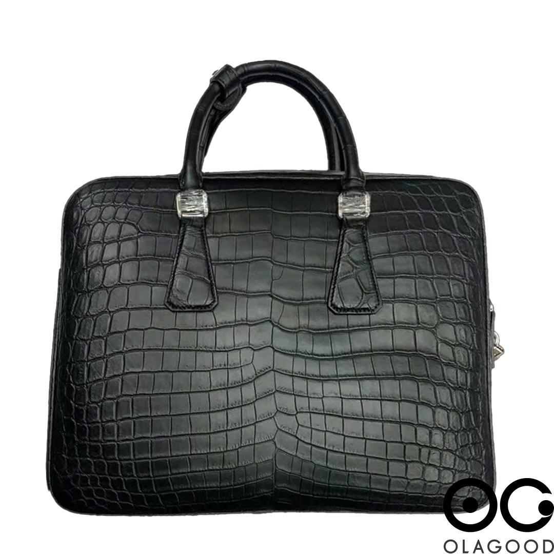 Túi xách nam công sở da cá sấu - CLT0115S - Hình ảnh 3