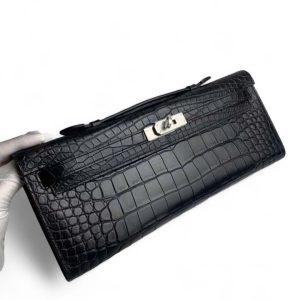 Túi xách tay kelly cut da cá sấu mỹ - TXN0292S