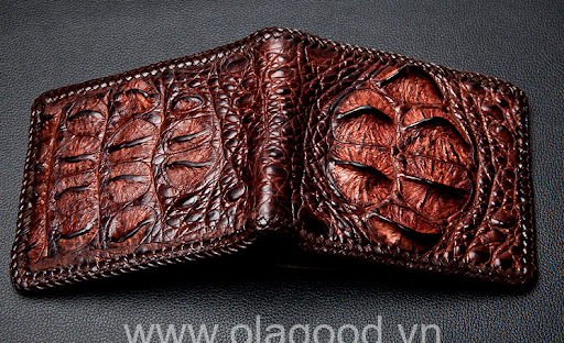 Ví da cá sấu nam cao cấp của Olagood
