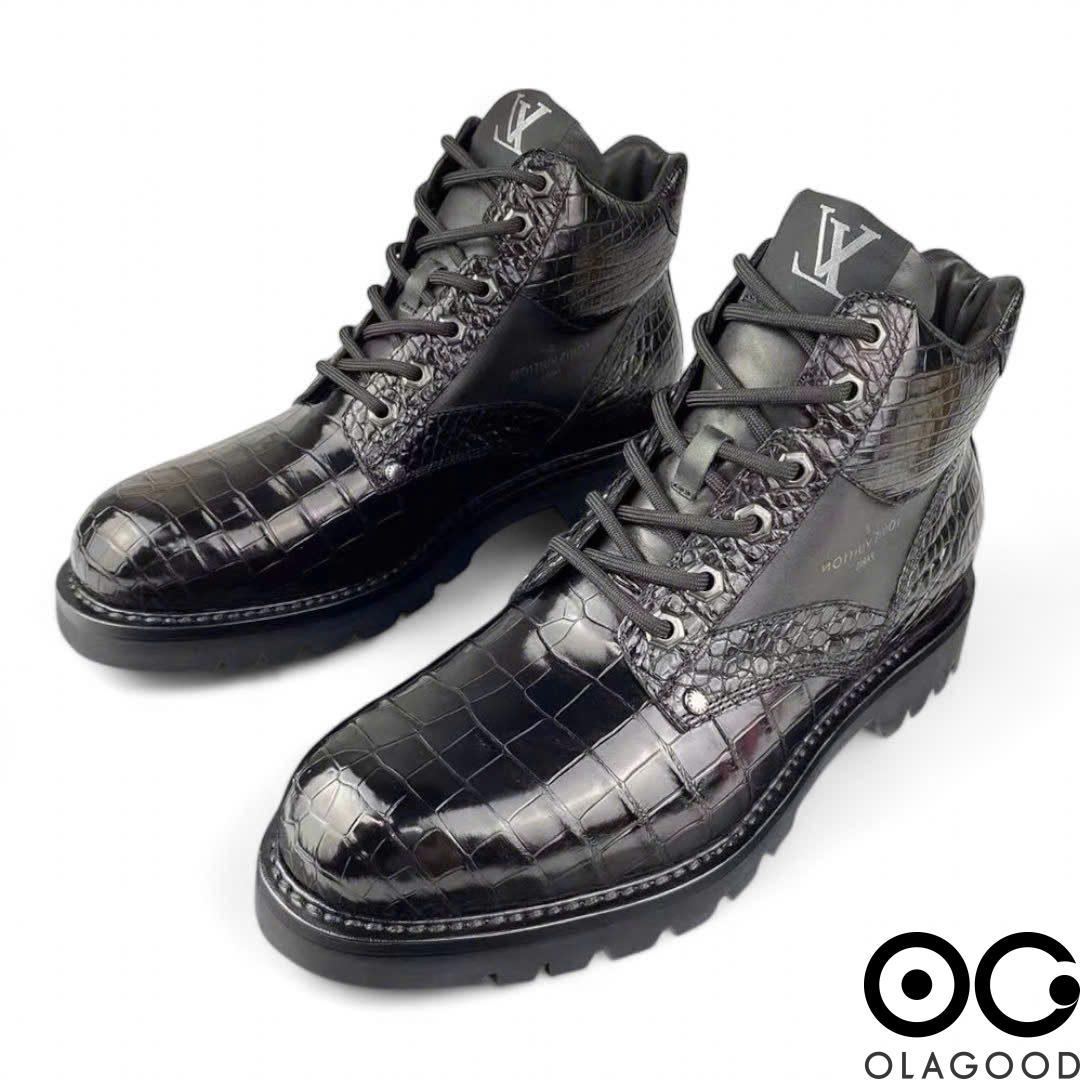 Boots da cá sấu nam - GB014S