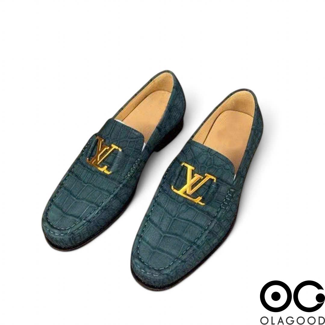 Giày LV da cá sấu Nubuck - GGY0110S - Hình ảnh 3