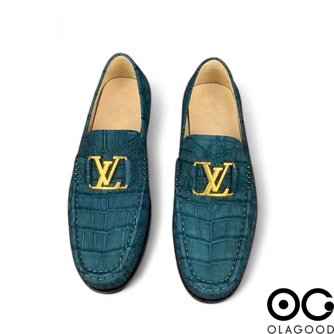 Giày LV da cá sấu Nubuck - GGY0110S - Hình ảnh 4