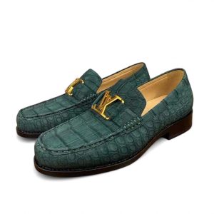 Giày LV da cá sấu Nubuck - GGY0110S