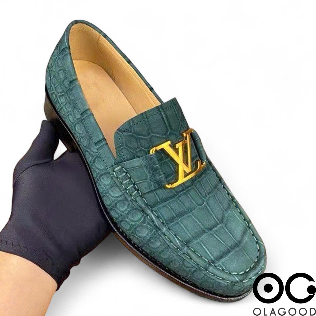 Giày LV da cá sấu Nubuck - GGY0110S - Hình ảnh 7
