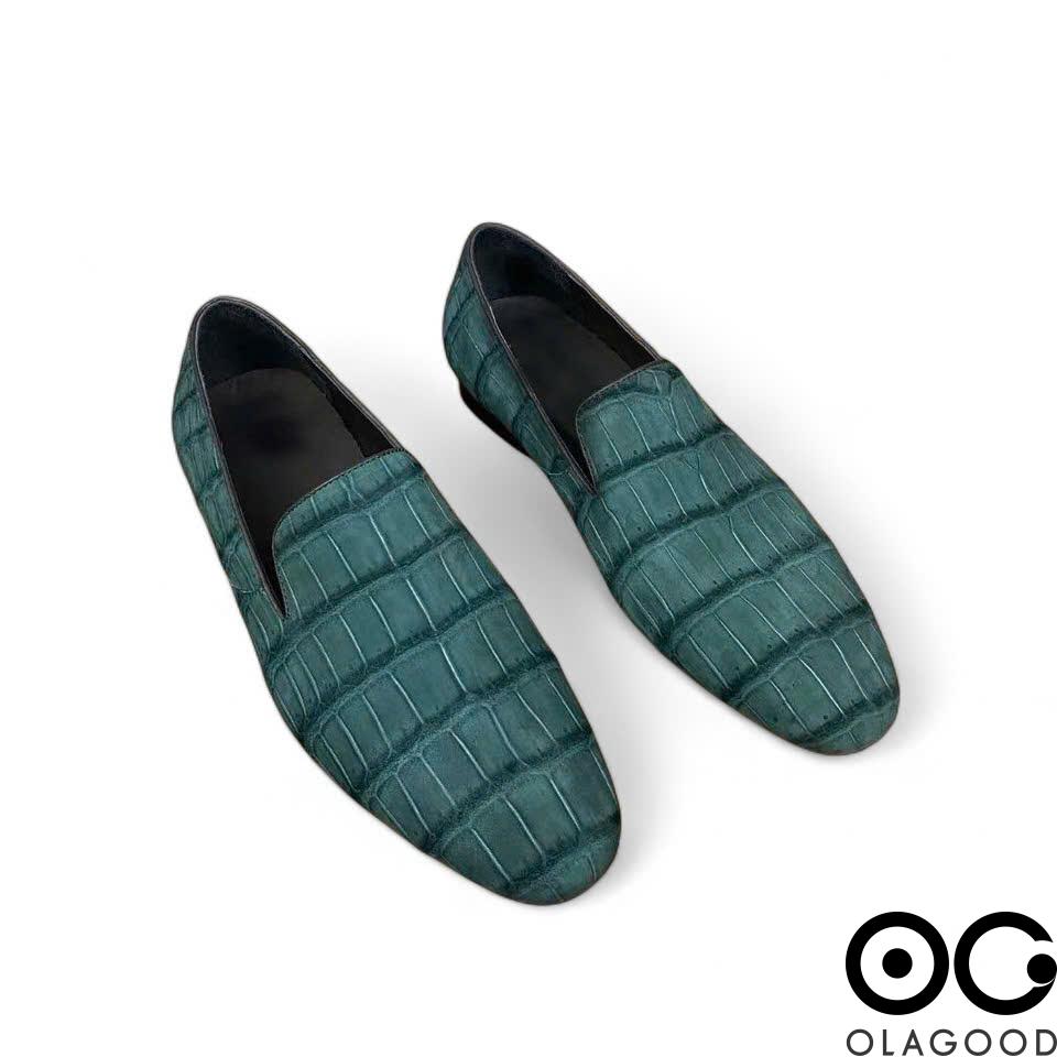 Giày lười da cá sấu Nubuck - GGY0111S - Hình ảnh 3