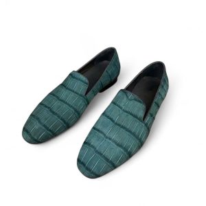 Giày lười da cá sấu Nubuck - GGY0111S