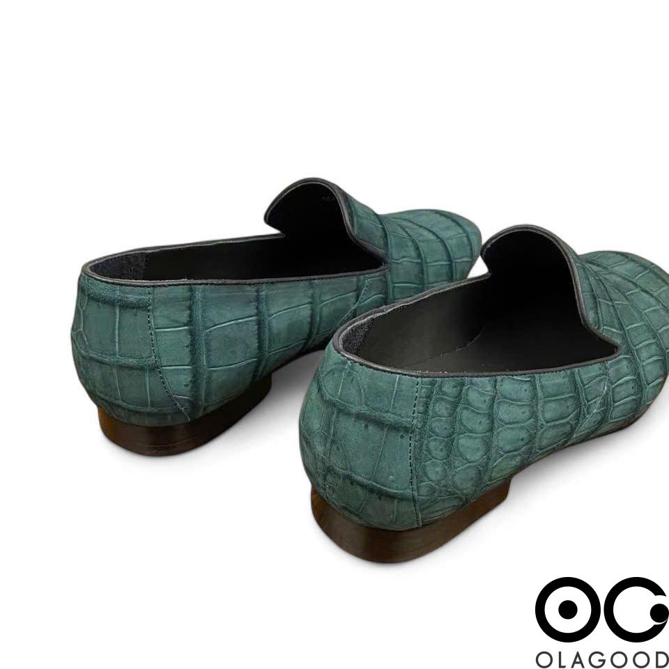Giày lười da cá sấu Nubuck - GGY0111S - Hình ảnh 7