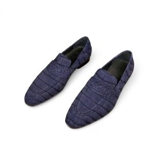 Giày lười nam cá sấu Nubuck - GGY0113S