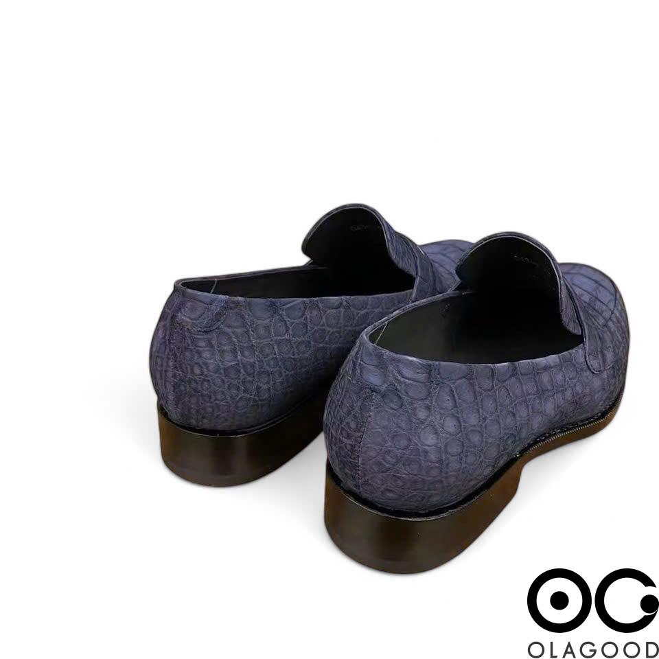 Giày lười nam cá sấu Nubuck - GGY0113S - Hình ảnh 9