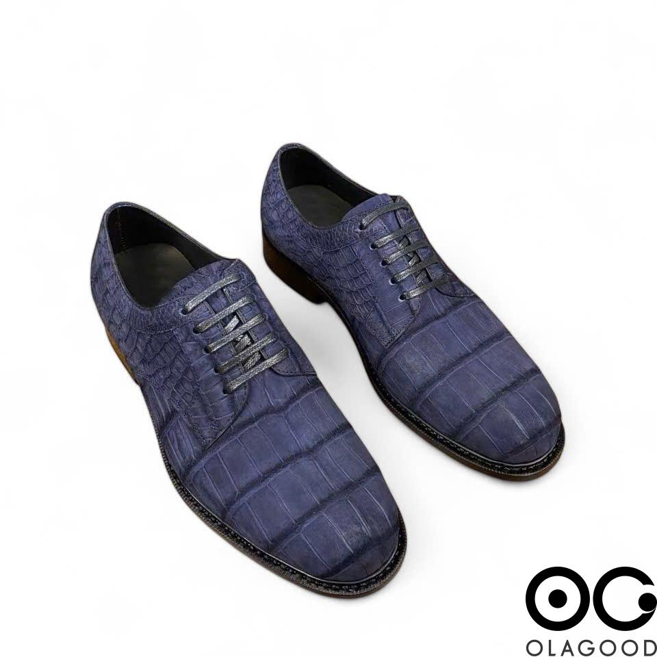 Giày tây da cá sấu Nubuck - GGY0114S - Hình ảnh 3