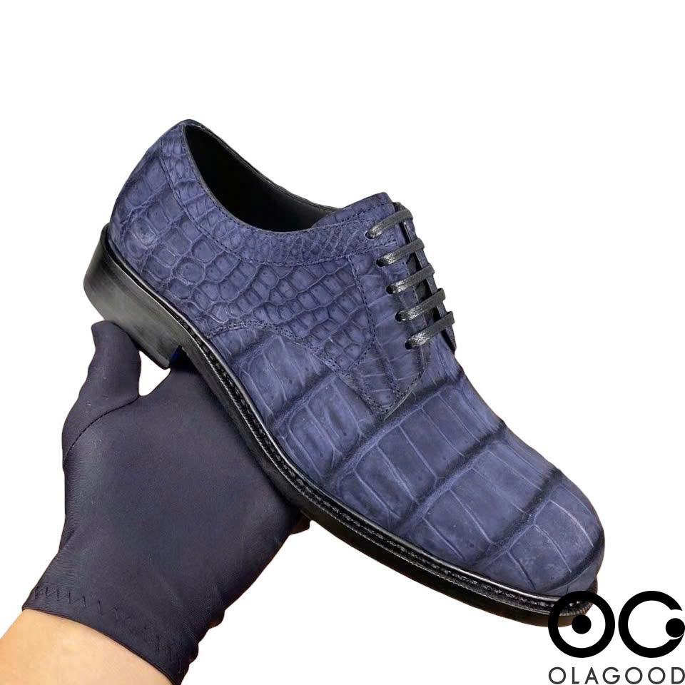 Giày tây da cá sấu Nubuck - GGY0114S - Hình ảnh 7