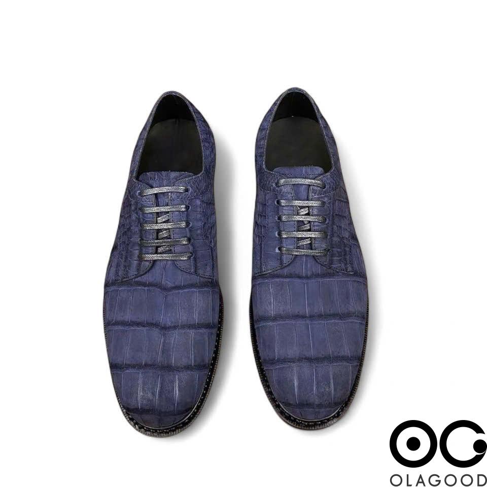 Giày tây da cá sấu Nubuck - GGY0114S - Hình ảnh 4