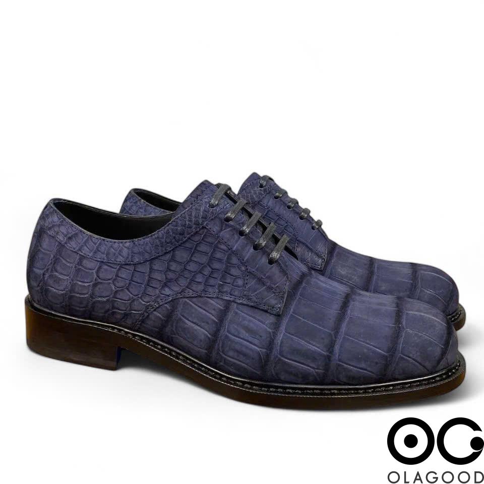Giày tây da cá sấu Nubuck - GGY0114S - Hình ảnh 5