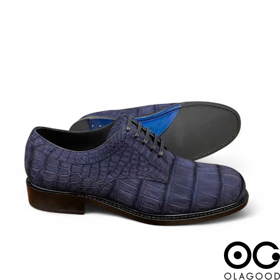 Giày tây da cá sấu Nubuck - GGY0114S - Hình ảnh 6