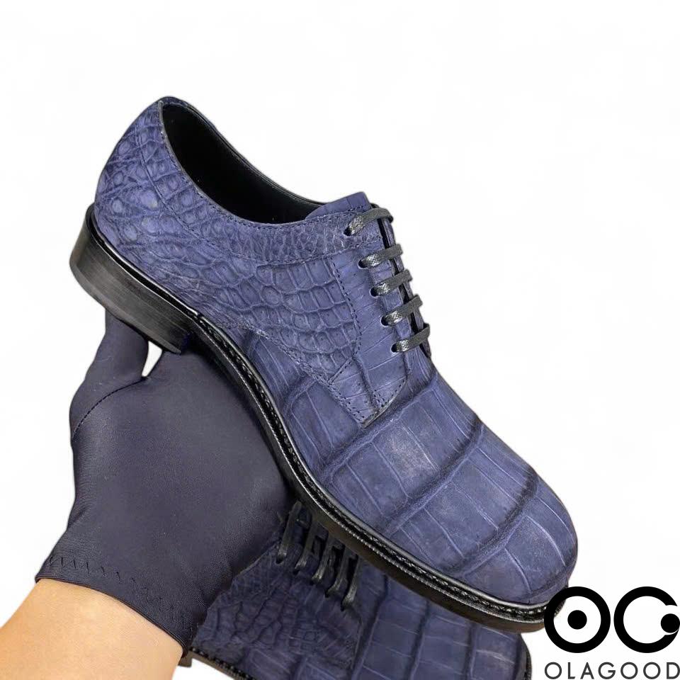 Giày tây da cá sấu Nubuck - GGY0114S - Hình ảnh 8