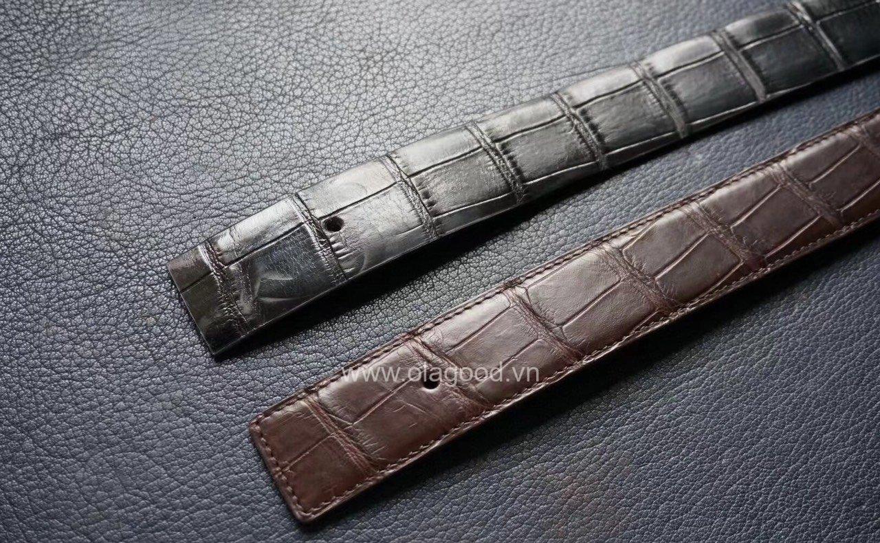 Thắt lưng nam da cá sấu Mỹ cao cấp - TLN0115S - Hình ảnh 10