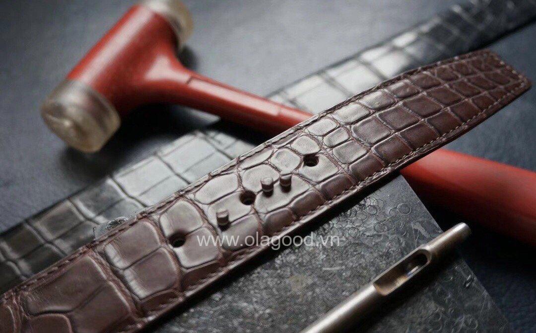 Thắt lưng nam da cá sấu Mỹ cao cấp - TLN0115S - Hình ảnh 11