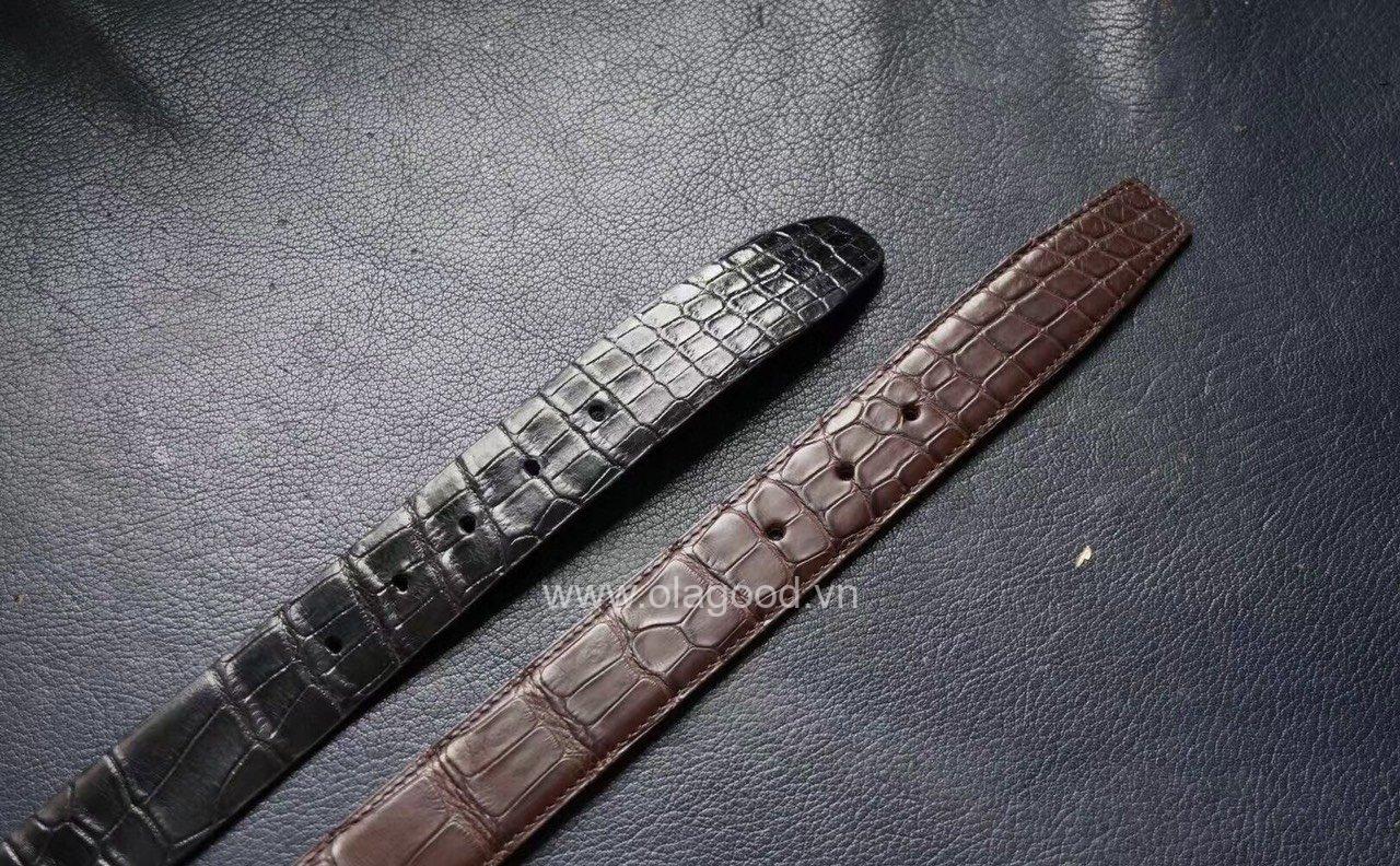 Thắt lưng nam da cá sấu Mỹ cao cấp - TLN0115S - Hình ảnh 9