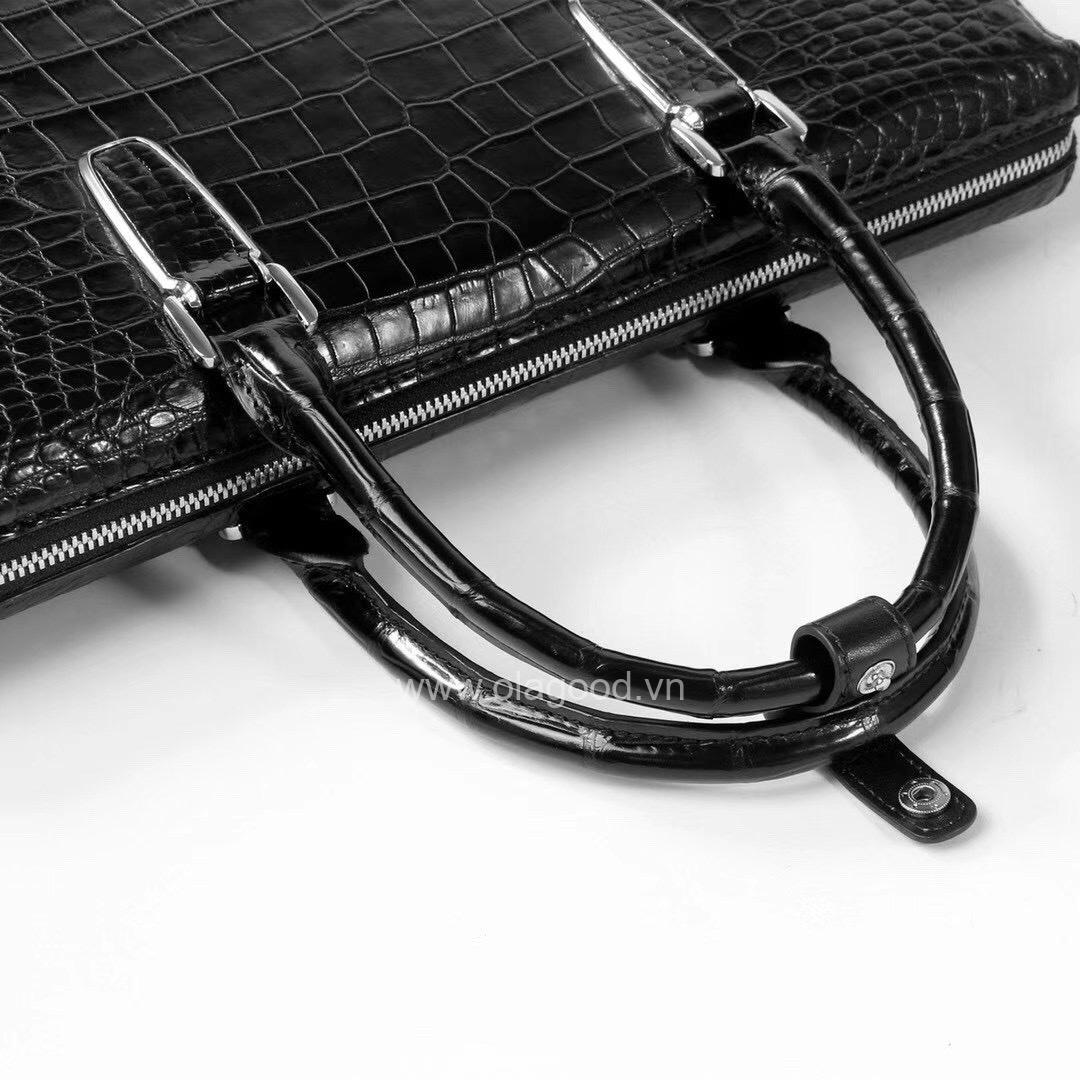 Túi nam công sở da cá sấu - CLT0117S - Hình ảnh 7